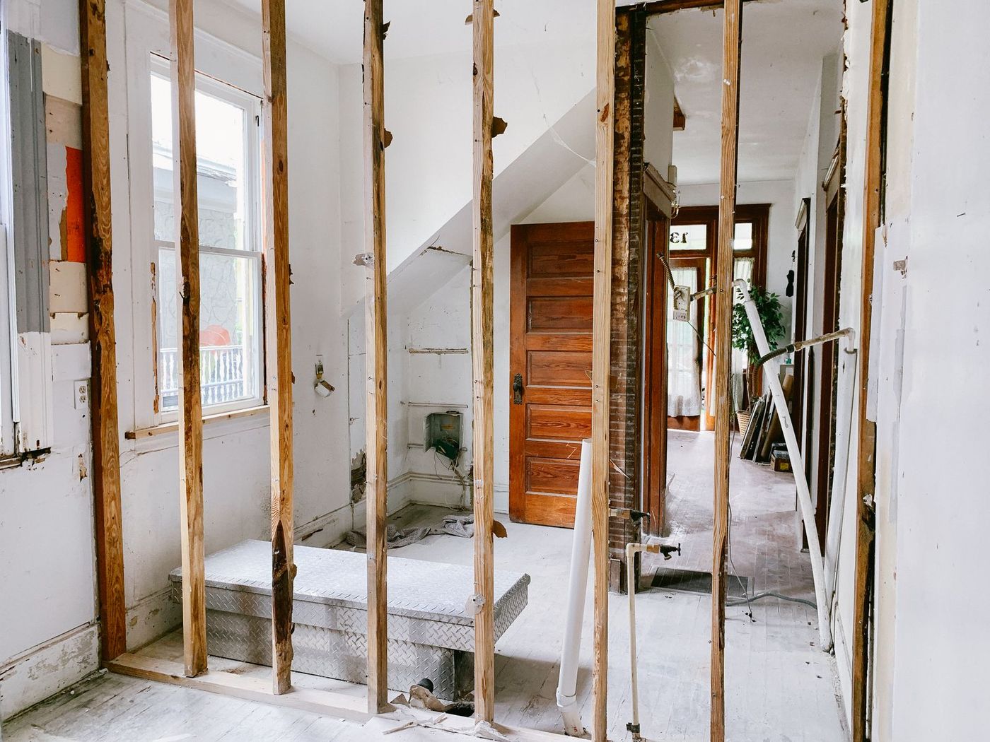 Before studs · Eleven Home design + build